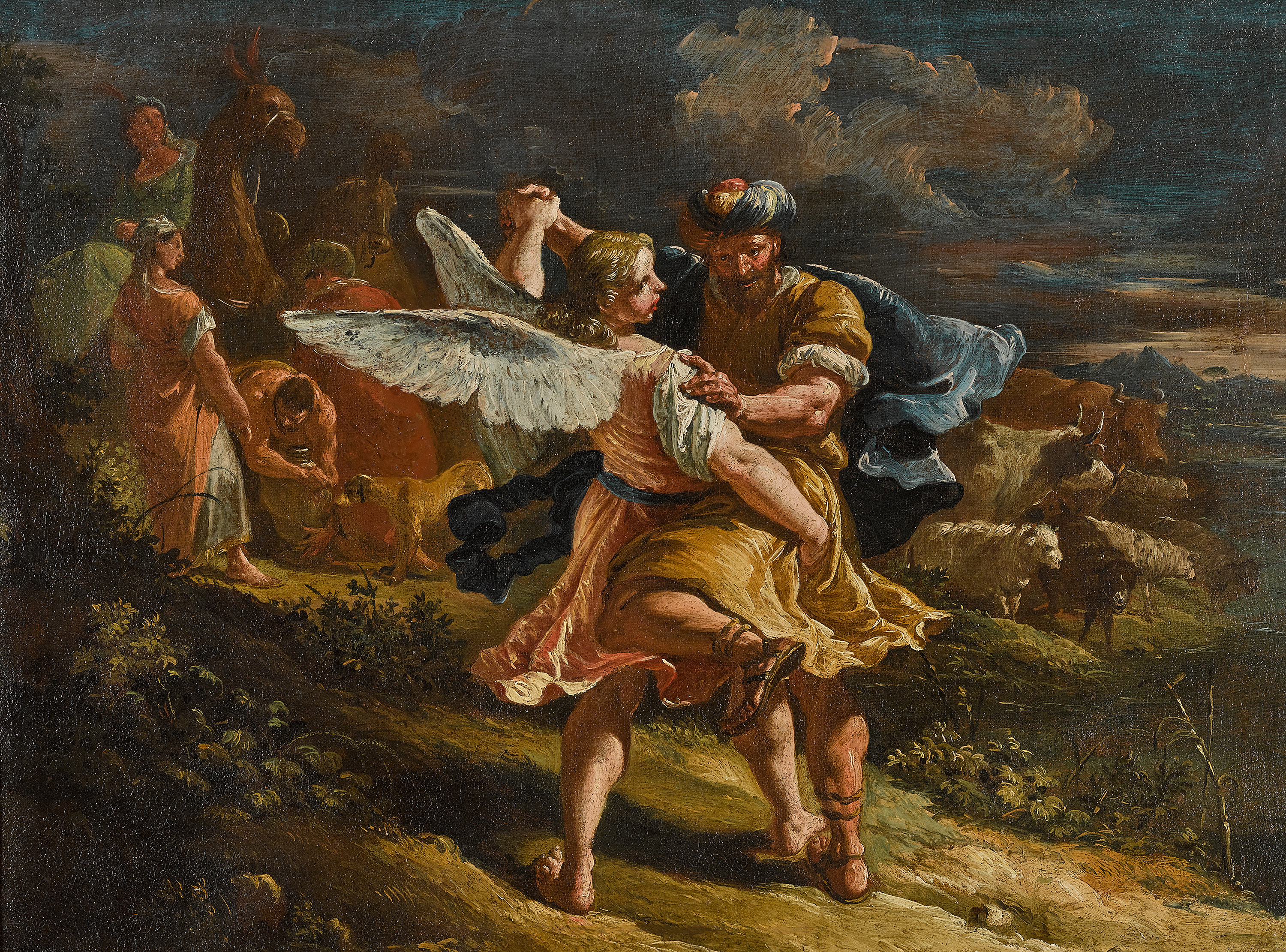 Иаков гюстав доре. Эжен делакруа борьба иакова с ангелом. Делакруа битва иакова с ангелом. ). Рембрандт «борьба иакова с ангелом» (1659 г.