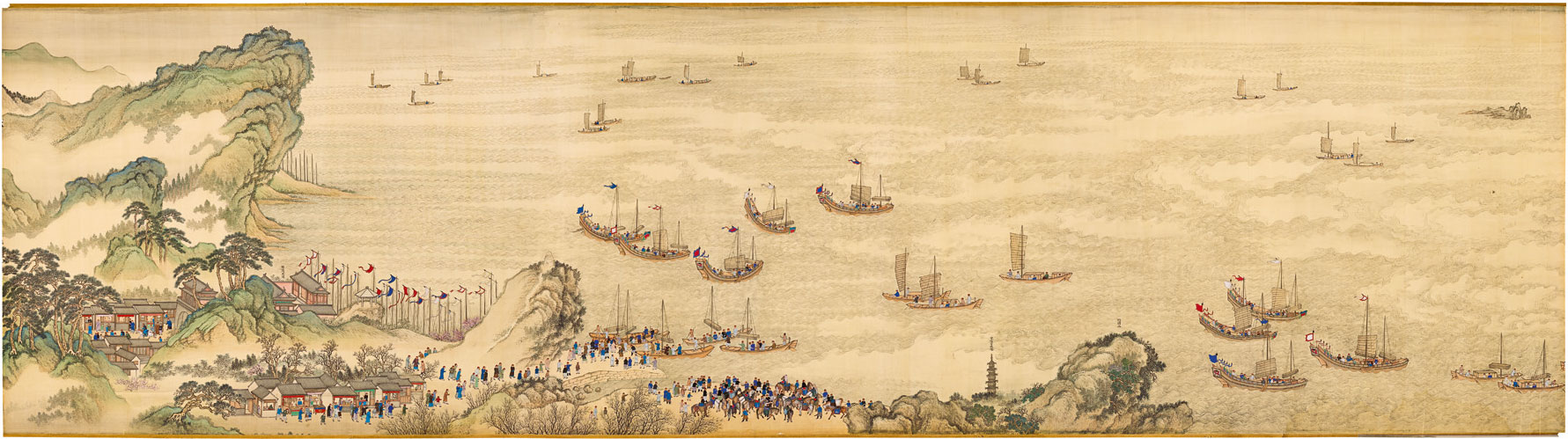 南巡盛事皇家巨制——简论《康熙南巡图》及其残卷| 中國古代書畫| Sotheby's