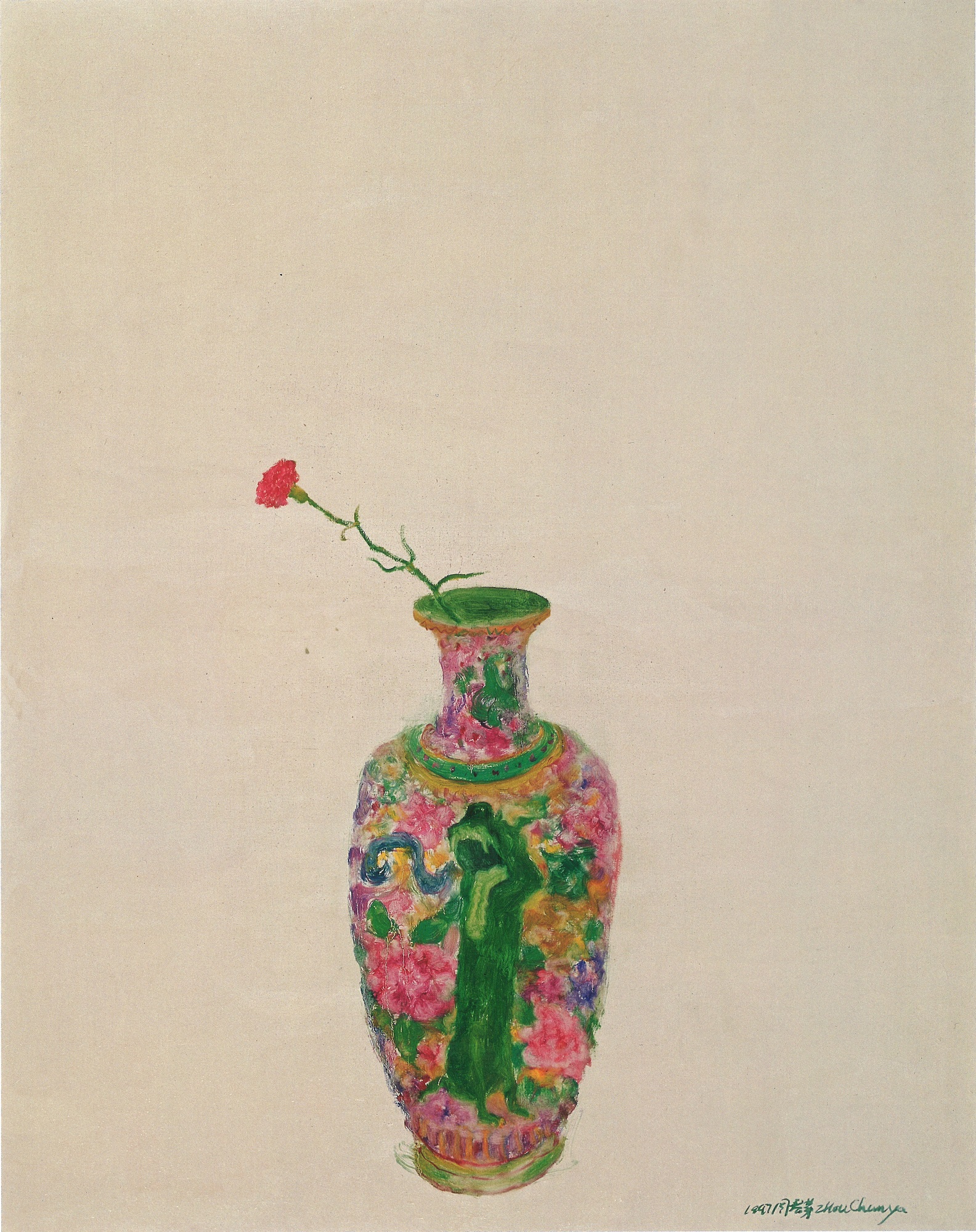 周春芽: 桃花依旧笑春风| 當代藝術| Sotheby's