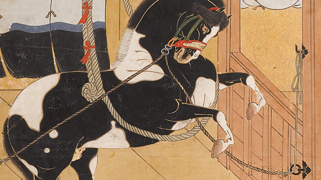 稀少 狩野常信筆 『芳野図屏風』 屏風 二枚折 フランクリン画廊 限定複製画 稀少 狩野常信筆 『芳野図屏風』 屏風 二枚折 フランクリン画廊