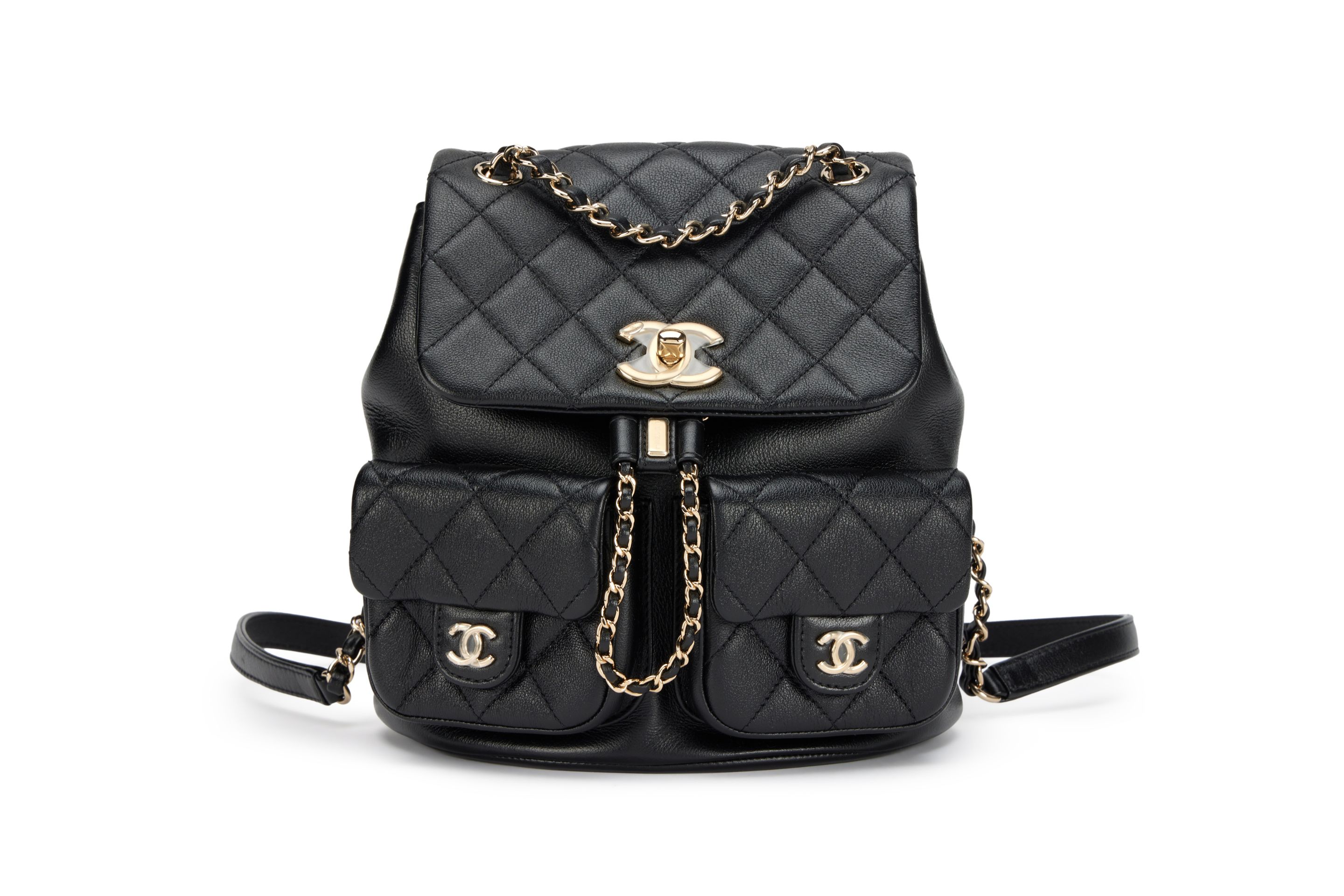 CHANEL GABRIELLE カーフスキン バックパック【ランクA】 ガブリエル CHANEL(シャネル) バックパック・リュック