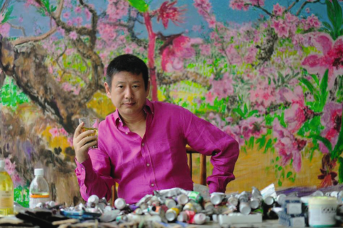 周春芽: 桃花依旧笑春风| 當代藝術| Sotheby's