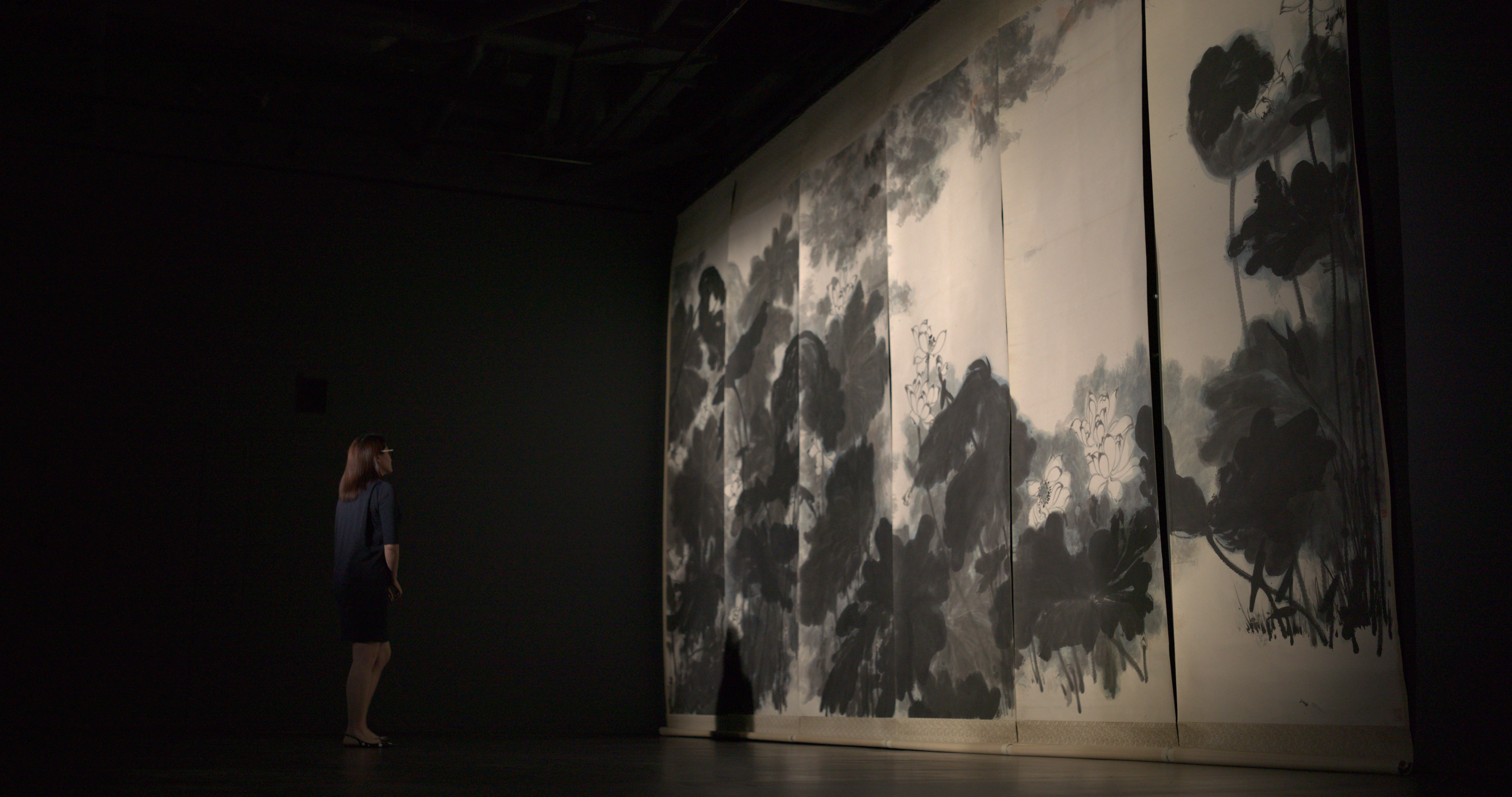 张大千泼彩顶峰之作〈秋山夕照〉 | 苏富比亚洲| Sotheby's