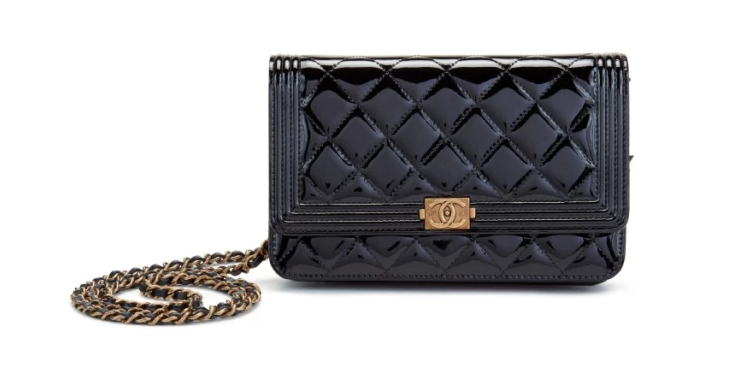 ◆希少◆VINTAGE◆【CHANEL】Chanel Boy*Wallet On Chain*バッグ NWT Chanel Boy Wallet on Chain Crossbody Black Chain Around