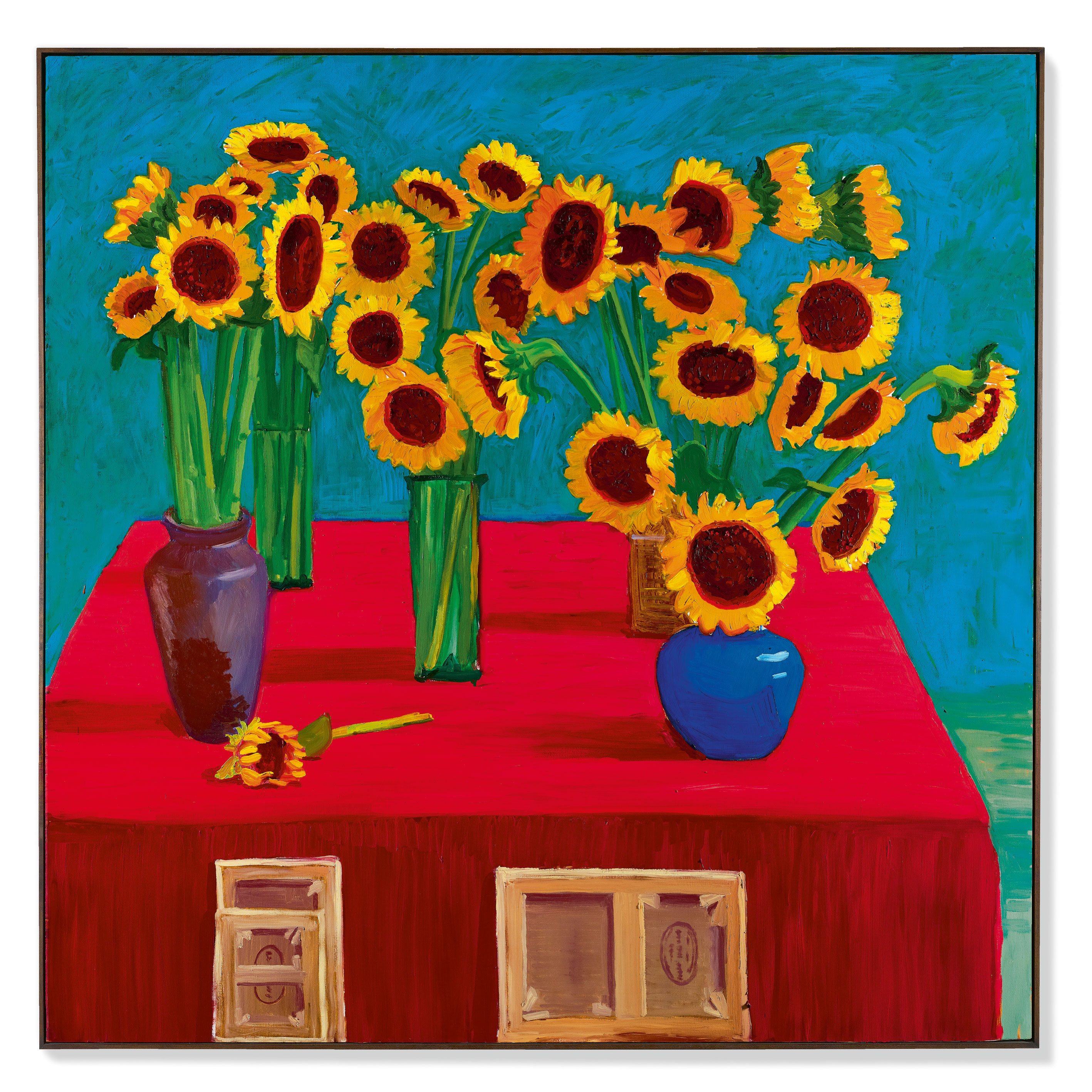 額装品/Sunflowers for Hope(デビット ホックニー) 30 Sunflowers': David Hockney's Singular Masterpiece