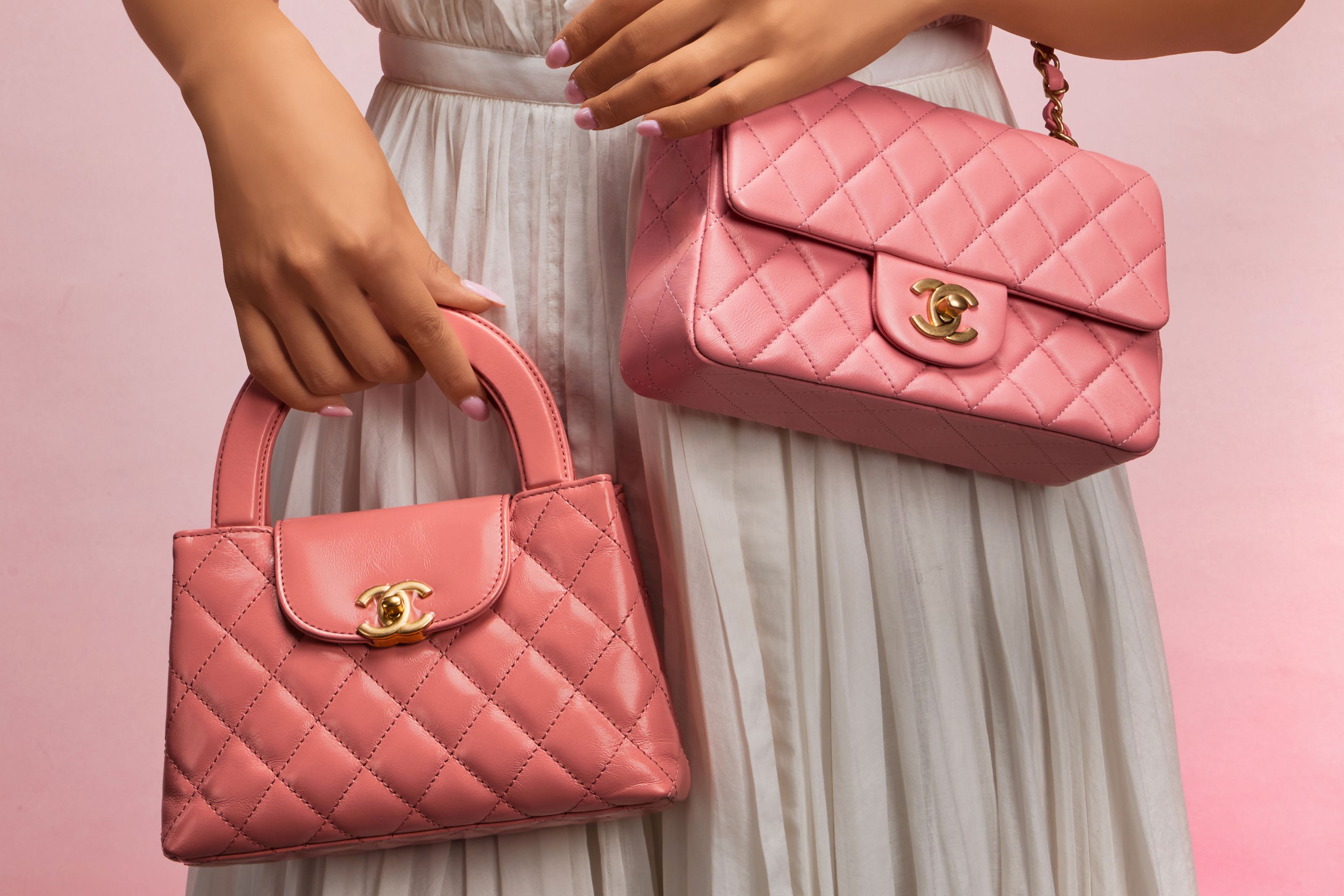 CHANEL ヴィンテージ　ピアノ　バッグ　ピンク マトラッセ シャネル CHANEL ミニ チェーン ショルダーバッグ 斜め掛け