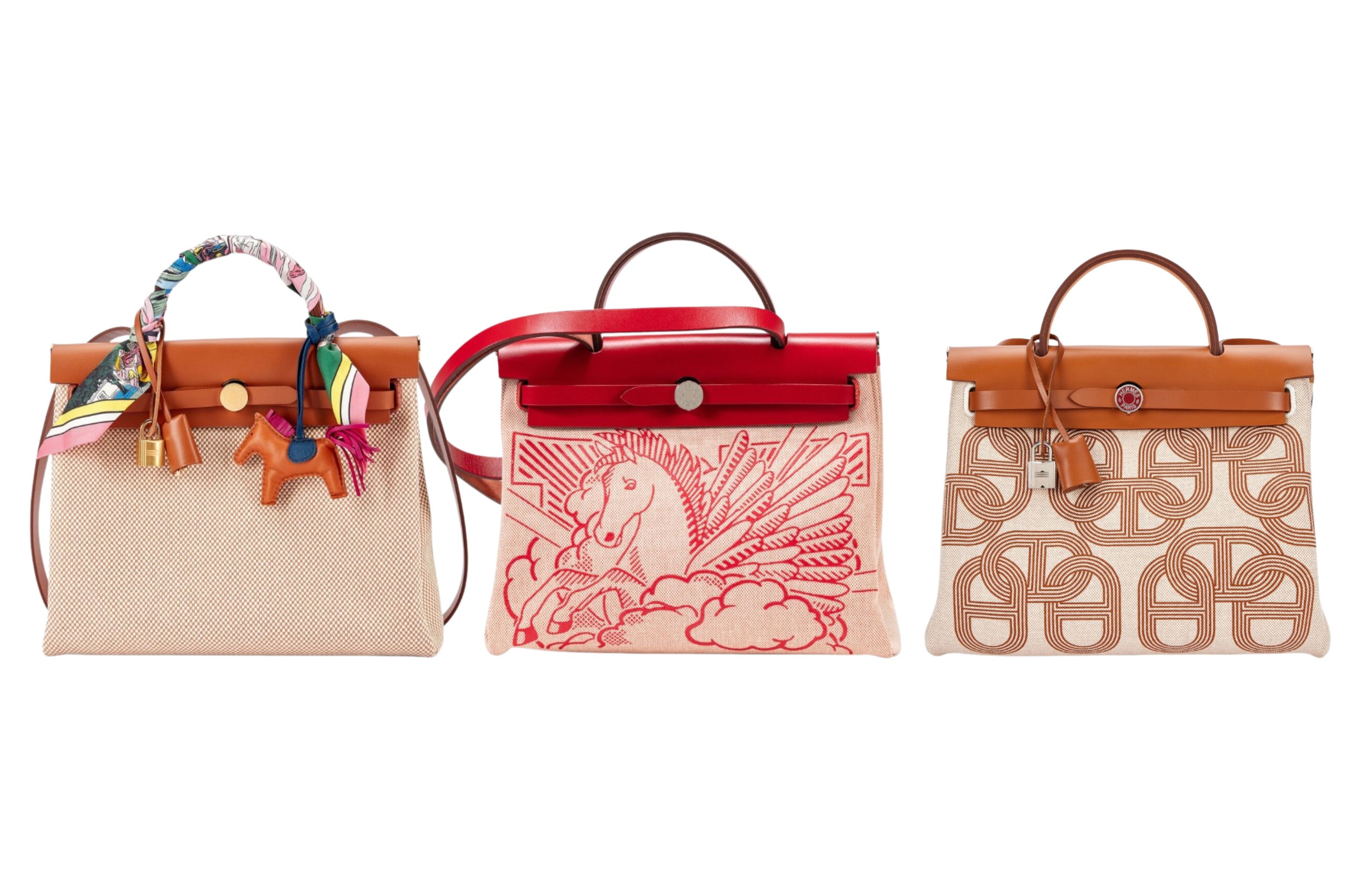 【傷や汚れあり】HERMES herbag 本体＋替えバッグ(大) セット The Complete Guide to the Hermès Herbag | Handbags & Fashion