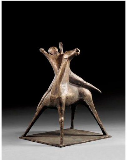 Marino Marini、CAVALLO、海外版超希少レゾネ、新品額付 Bonhams : MARINO MARINI (1901-1980) Cavallo 28 1/8 in (71.4 cm