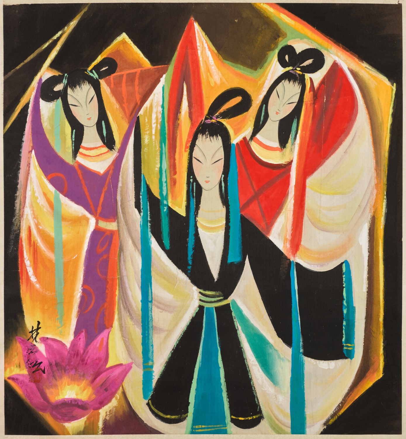Chinese Paintings Su Fung-Nan 中国画 アート 美術 The Gundersons Of Shangai | Asian Art London | Sotheby's