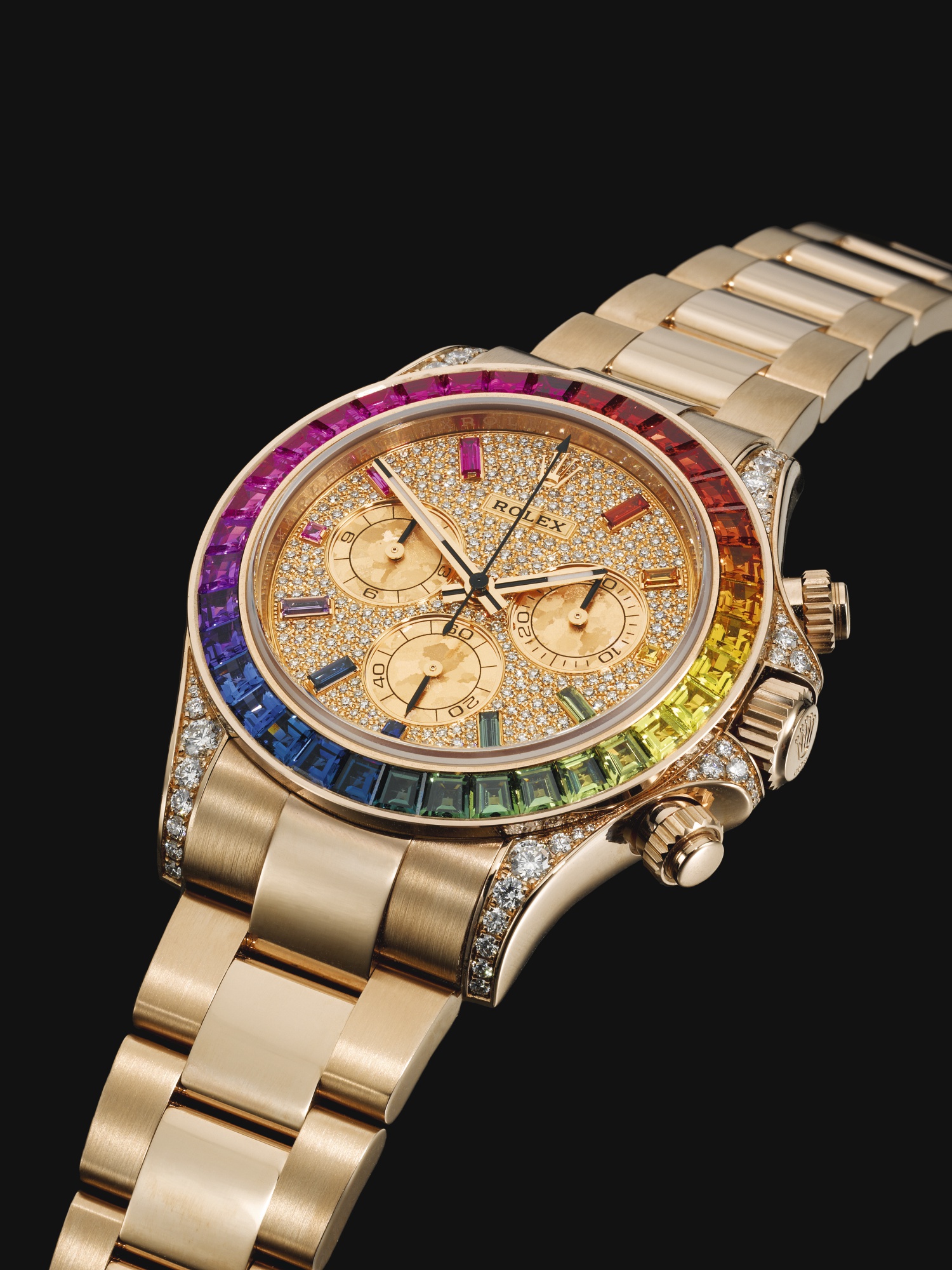 rolex gold rainbow