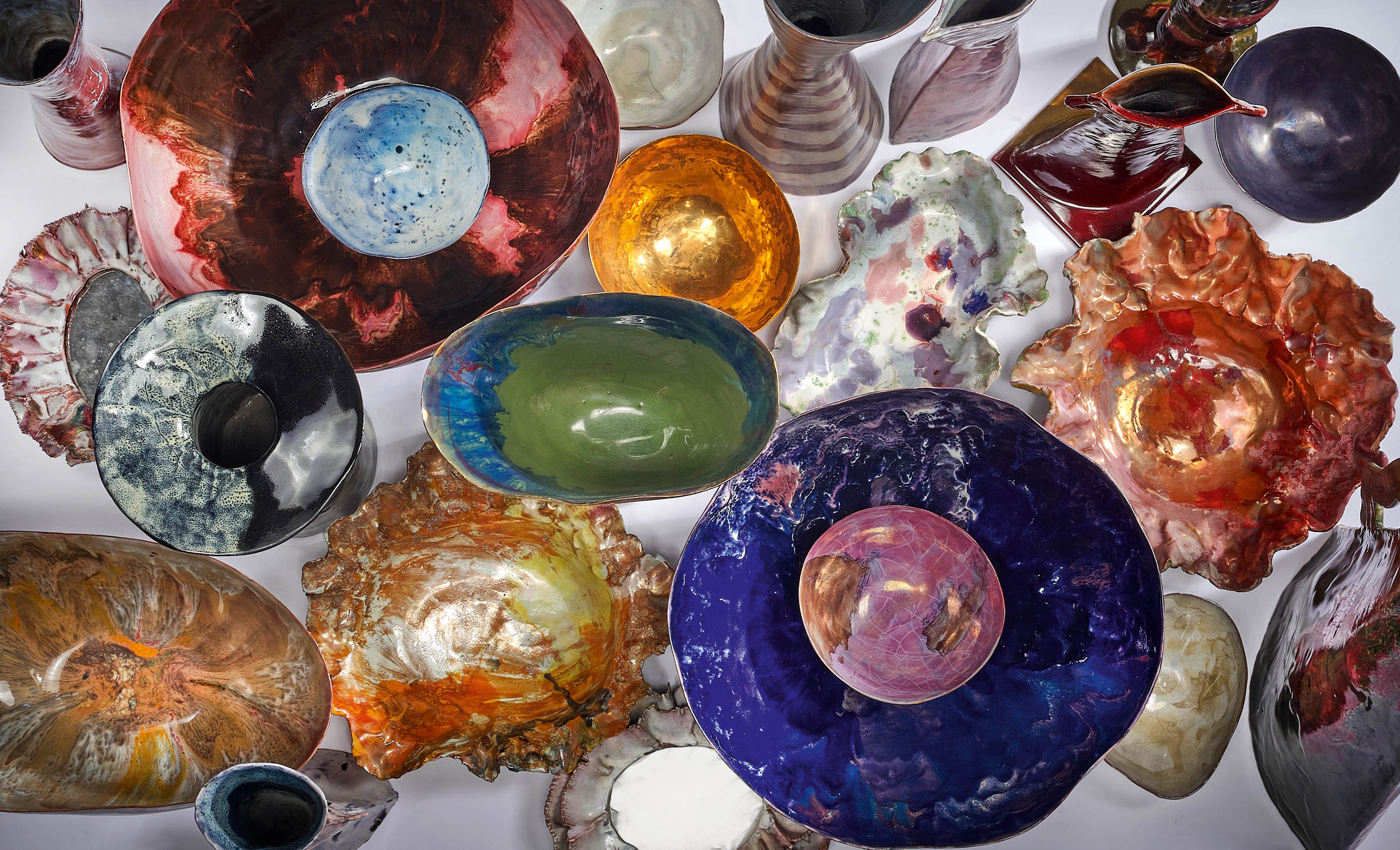 Fausto Melotti ceramic vases