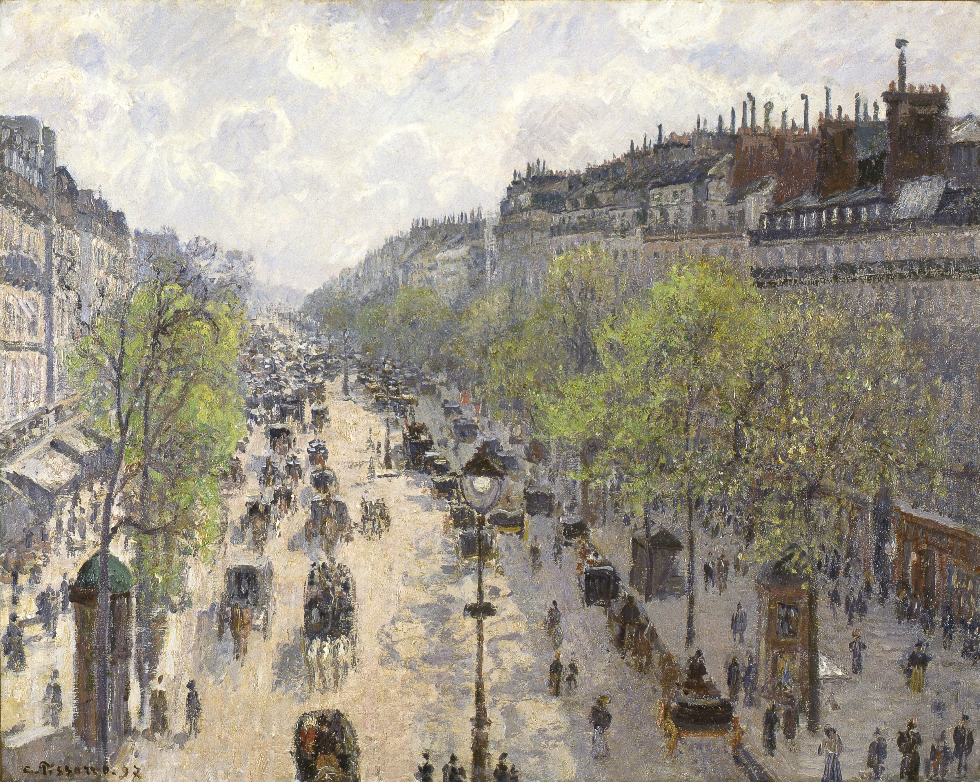 Camille Pissarro、Soleil couchant et brou Camille Pissarro | Paintings, Biography & Art for Sale