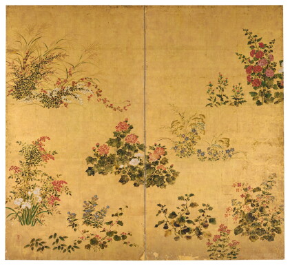 Catalog image of rimpa school, edo period, 17th-18th century | grasses and flowers