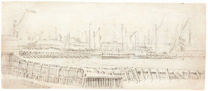 Catalog image of willem van de velde the younger | the dutch fleet in the harbor at den helder