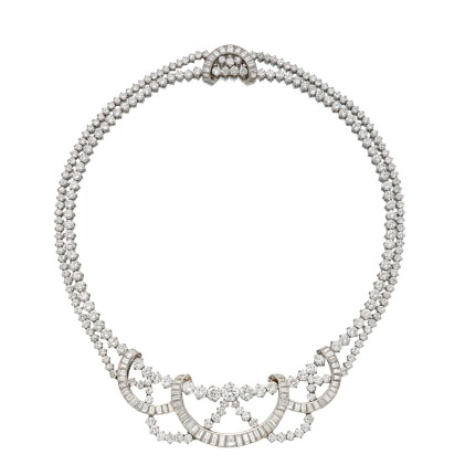 Catalog image of Charles Holl | Diamond Necklace, France 鑽石項鏈，法國