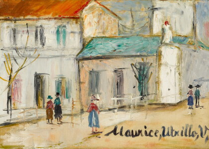 Catalog image of maurice utrillo | lapin agile, montmartre