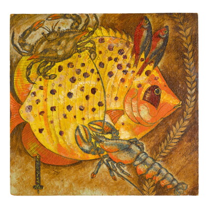 Catalog image of abdulrahim apabhai almelkar | untitled (marine life)