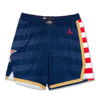 View 1 of Lot 74: Kawhi Leonard Game Worn 2026 'NBA All-Star Game' Shorts | Matched to 2 Games | 31 Points | Game Winner