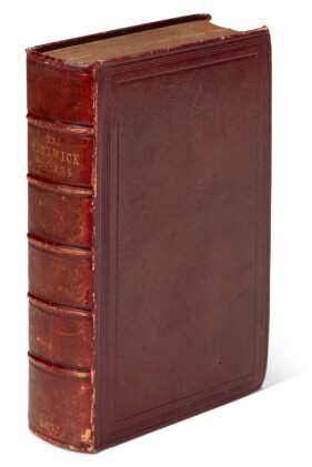 Catalog image of dickens, the posthumous papers of the pickwick club, 1837, first edition in boo…