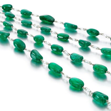 Catalog image of emerald and diamond longchain