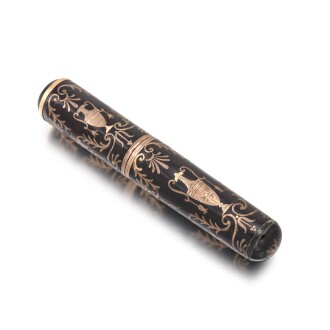 View 1 of Lot 351:  A silver-gilt and tortoiseshell etui, probably Naples, circa 1770