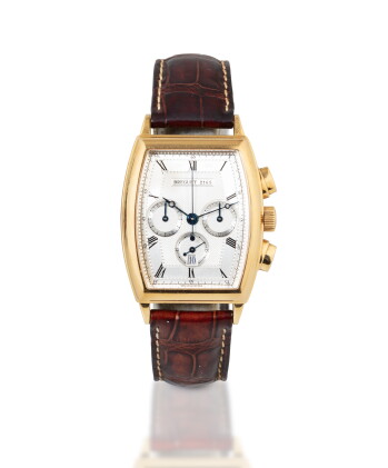 Catalog image of Ref. 5460 Chronographe bracelet en or jaune | yellow gold chronograph wristwatc…