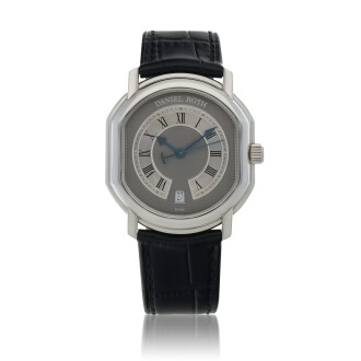 View 1 of Lot 17: Stainless steel wristwatch with date Circa 2005