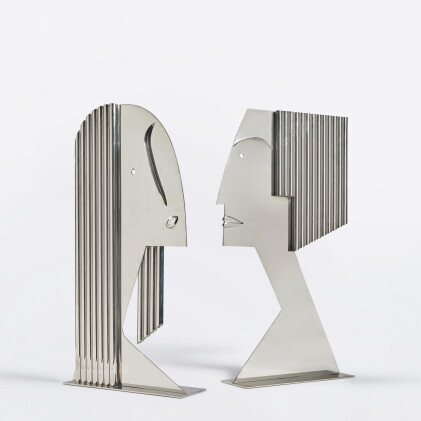 Catalog image of Pair of Heads in Half-Profile