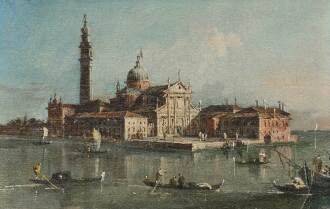 View 1 of Lot 60: Venice, A View of the Island and the Church of San Giorgio Maggiore