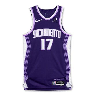 View 1 of Lot 32: Dennis Schröder Sacramento Kings 2025-2026 Game Worn City Edition Jersey 