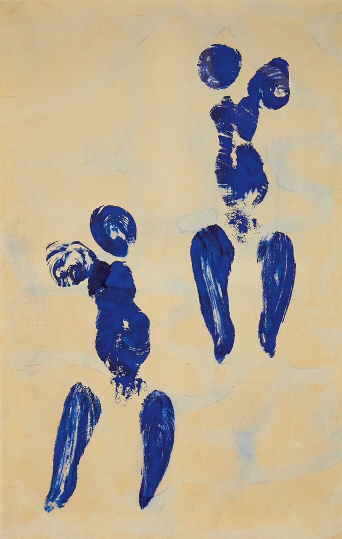 The Radical Nudes Of Yves Klein S Anthropometries Contemporary