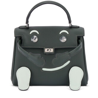 View 1 of Lot 553: Limited Edition Vert Fonce and Vert Peppermint Swift Quelle Idole Kelly Doll Palladium Hardware, 2025
