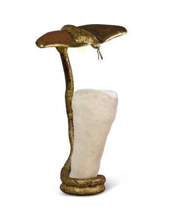 Catalog image of jacques duval-brasseur | snake table lamp