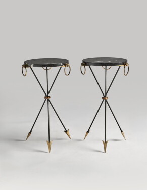 View 1 of Lot 108: Pair of Side Tables