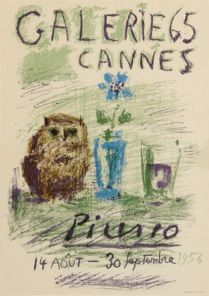 Catalog image of Hibou, verre et fleur (B. 1272; M. 282)