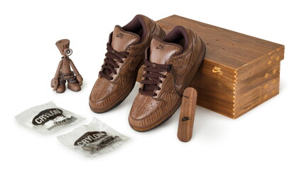 Catalog image of michael lau 劉建文 | nike dunk sb low michael lau gardener wood (family edition) (家庭版)