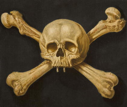 Catalog image of neapolitan school, 17th century | a memento mori with skull and crossbones