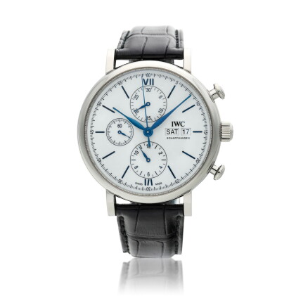 Catalog image of Reference IW3910-24 Portofino 150 Years, A limited edition stainless steel auto…