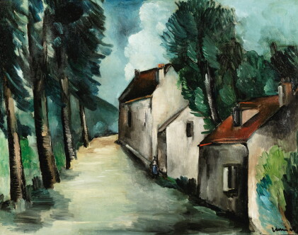 Catalog image of maurice de vlaminck | rue de village