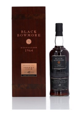 View 1 of Lot 59: Bowmore Black Sherry Cask 42 Year Old 40.5 abv 1964 (1 Bottle 70cl)