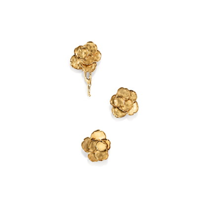 Catalog image of demi-parure or, chaumet | gold demi-parure, chaumet