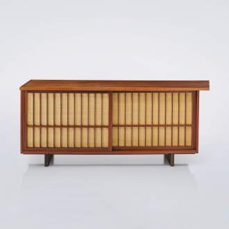 View 1 of Lot 527: Sliding Two-Door Cabinet
