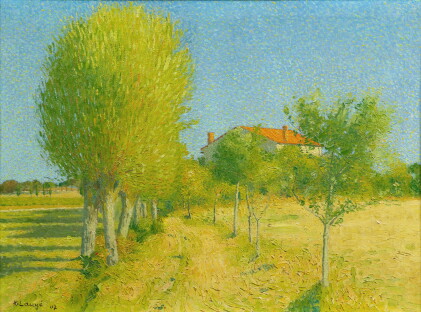 Catalog image of L'allée de saules derrière l'Alouette