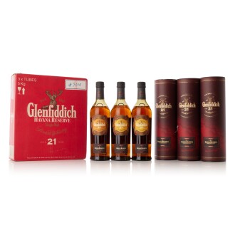 View 1 of Lot 6160: Glenfiddich 21 Year Old Havana Reserve 40.0 abv NV (3 BT70)