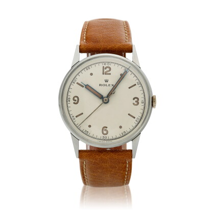 Catalog image of Reference 3660, A stainless steel wristwatch, Circa 1938