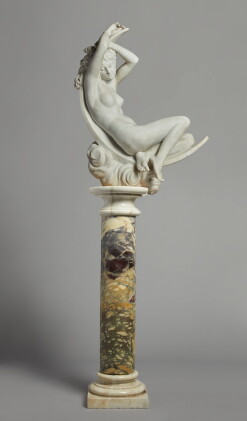 Catalog image of séraphin denécheau | diane couchée sur croissant de lune