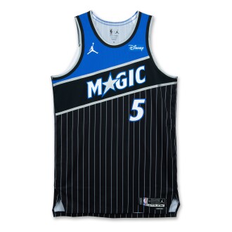 View 1 of Lot 14: Paolo Banchero Orlando Magic 2025-2026 Game Worn Statement Edition Jersey 