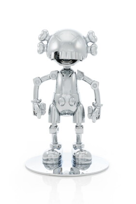 Catalog image of KAWS X Hajime Sorayama No Future Companion (Silver Chrome)