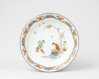 View 1 of Lot 33: A Meissen Kakiemon Plate, Circa 1730
