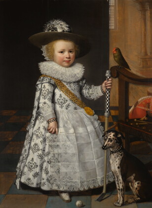 Catalog image of jan anthonisz. van ravesteyn | portrait of a young golfer | 楊・ 安東尼斯・凡・拉費斯泰因 | 《…